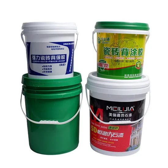 Contenedor de embalaje Sello de tambor Cubos de pintura Cubos